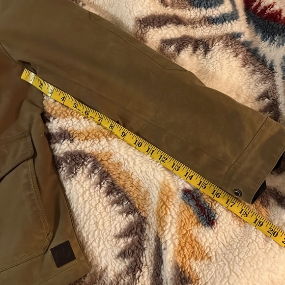 Iron & Resin Military Field Jacket - Brown and Tan - Picture 7 of 9